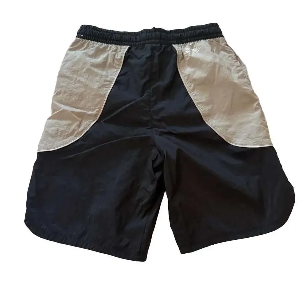 Nike Sportswear Kids Woven Graphic Athletic Shorts Black/Gray Size XL